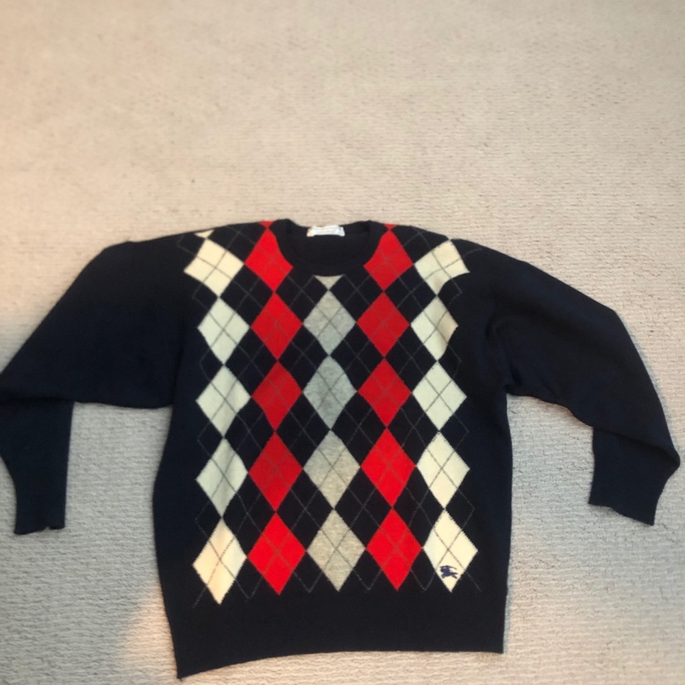 Burberry argyle sweater